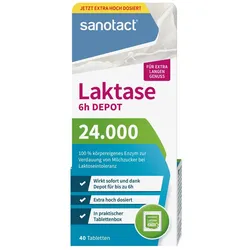 sanotact Laktase 6h DEPOT 24.000 40 St Tabletten