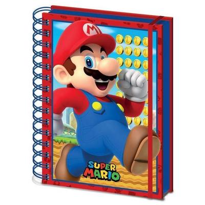 Super Mario (Klassik) A5-3D-Notizbuch