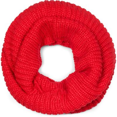 Strickschal STYLEBREAKER "Unifarbener Feinstrick Loop", Damen, rot, Obermaterial: 100% Polyacryl PAN., Modisch, Modetücher