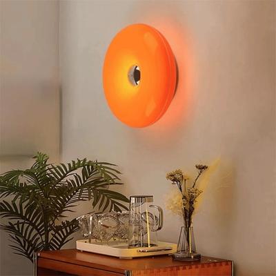 Friendly Fresh Finds Modern LED Wall Lamp USB Touch Control Dimmable Donut Bedside Light Modern LED Wall Lamp USB Touch Control Dimmable Donut Bedside Light