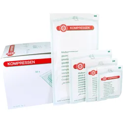 NOBAMED Mullkompressen 8-fach steril 50 x 2 Stück