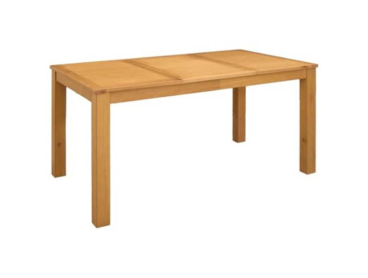 Tmriohed Esstisch 150x85x75cm Massivholz Eiche Natur Rechteckig Stabile quadratische Beine für stilvolle Mahlzeiten in Küche und Esszimmer, zeitlos elegant und alltagstauglich.