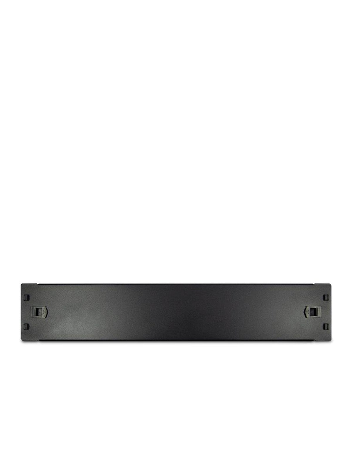Inter-Tech 2U blind panel with screwless mounting in the colour RAL 9005