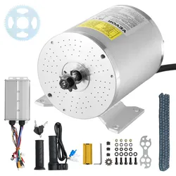 VEVOR 3000 W elektrischer bürstenloser Gleichstrommotor-Bausatz – 72 V 4900 U/min Motor mit verbessertem Drehzahlregler und Gasgriff-Bausatz für Go Karts E-Bike Motorrad Roller Heimwerker