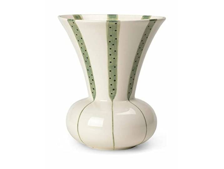 Kähler Vase H20 cm Signature Plaque unique en céramique perforée