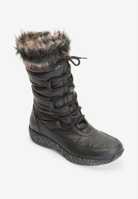 Women's The Izabella Trail Weather Boot by Comfortview in Black (Size 7 M)