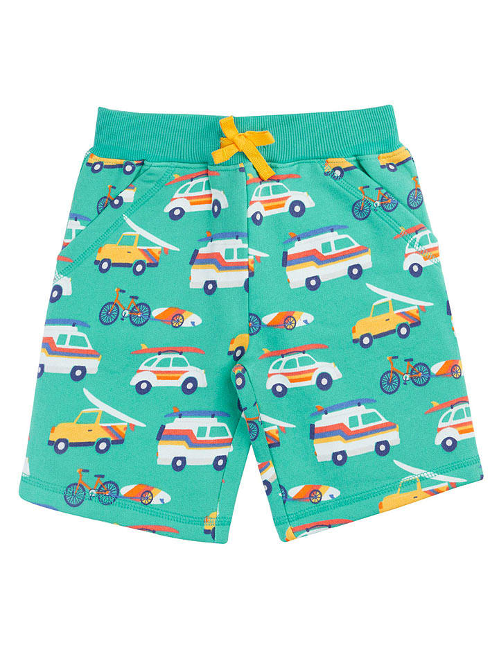 Frugi Shorts "Samson" in Türkis - 104/110