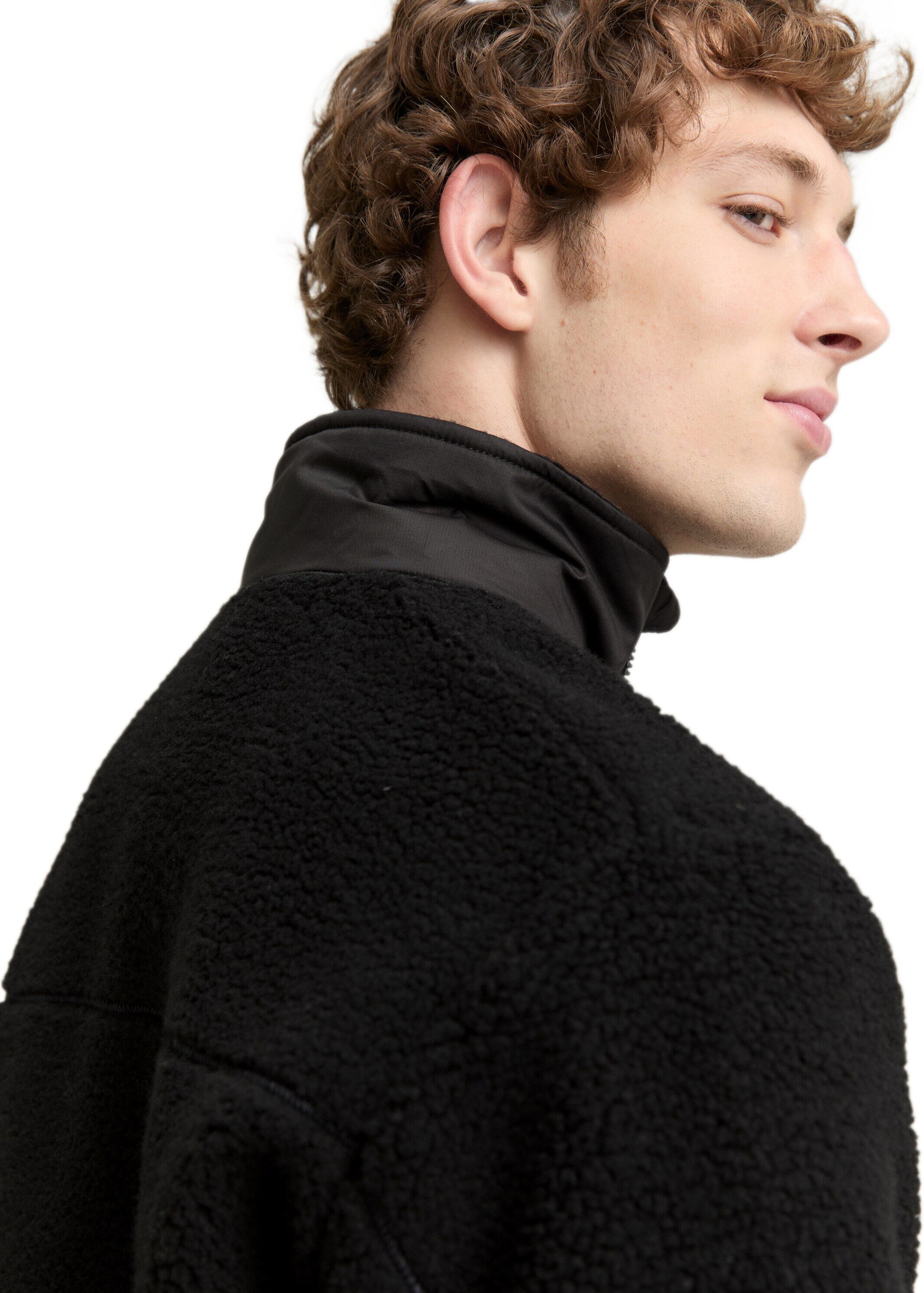 Softshelljacke TOM TAILOR DENIM, Herren, Gr. XXL, schwarz, Web, Obermaterial: 100% Polyester. Futter: 100% Polyester, unifarben, regular fit taillenbedeckt, elastischer Bund, Jacken Softshelljacke, mit Logo Stickerei schwarz XXL