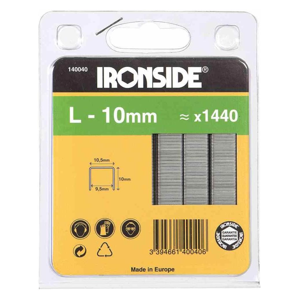 Ironside Heftklammer 10mm, L (1440x) (140040)