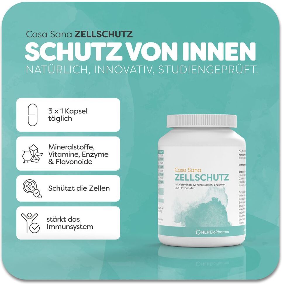 Casa Sana Zellschutz Kapseln 90 St