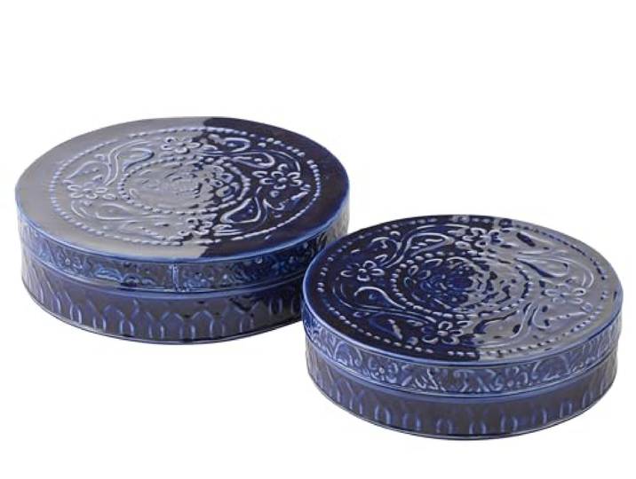 J-Line Set van 2 blikjes NAG IJzer BLAUW