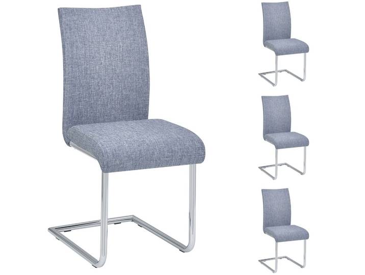 ESSZIMMERSTUHL ALADINO 4er-Set grau