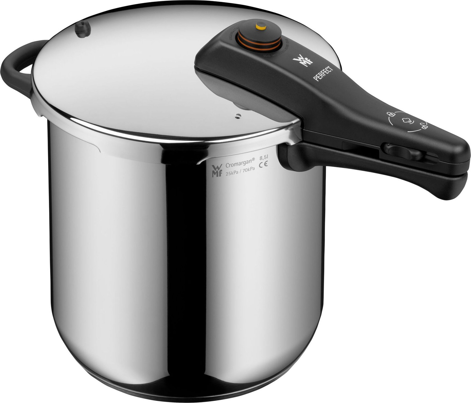 WMF Perfect One Pot snelkookpan set voor inductie, 2-delig, 8,5 liter