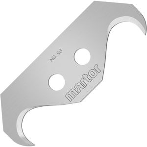 MARTOR Cuttermesser-Klingen 98.70, Hakenklinge, 19mm aus Stahl, 10 Stück