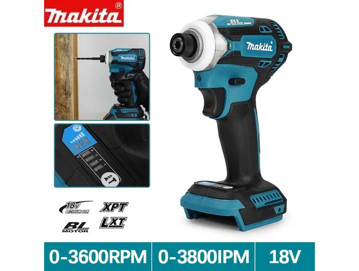 Makita DTD171 18V Visseuse à chocs sans fil sans balais avec éclairage de travail LED (outil nu)