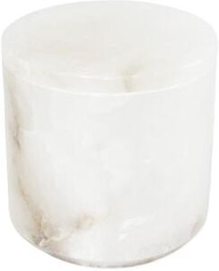 BIDK Home Sm. Alabaster Canister - White