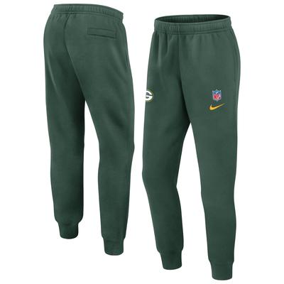 Jogginghose NIKE "Nike Jogginghose Green Bay Packers Nike Club Fleece Team Issue", Damen, Gr. XL, US-Größen, grün, Sweatware, 80% Baumwolle, 20% Polyester, Hosen Jogginghose