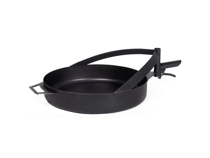Grillpfanne, Schwarz, Metall, rund, Kochen, Pfannen, Grillpfannen