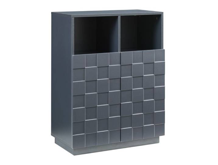Buffet haut Bopibobro 86 x 64 x 36 cm gris foncé