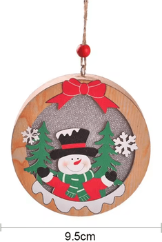 Inspire Essentials Festive Glow LED Christmas Pendant Ornament Set b