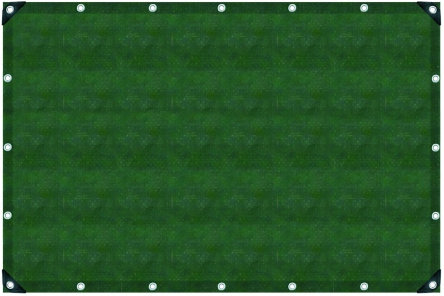 Gewebeplane oliv 3x5m UV-stabilis. Ösen 50 cm ; Jäger Direkt (91234)
