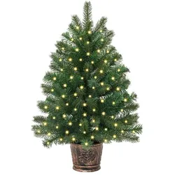 vidaXL, Weihnachtsbaum, Kim (mit LEDs) (210 cm)