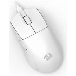 Redragon M724W-1K K1NG (Kabelgebunden), Maus, Weiss