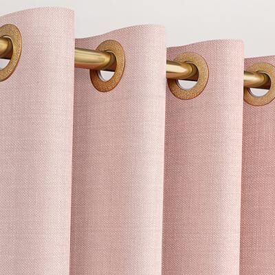 LightInthebox Thick Linen Fabric Shower Curtain, Heavy Duty Luxury Decorative Shower Curtains for Bathroom and Bathtubs, Classic Hotel Spa Quality Design, Waterproof Washable