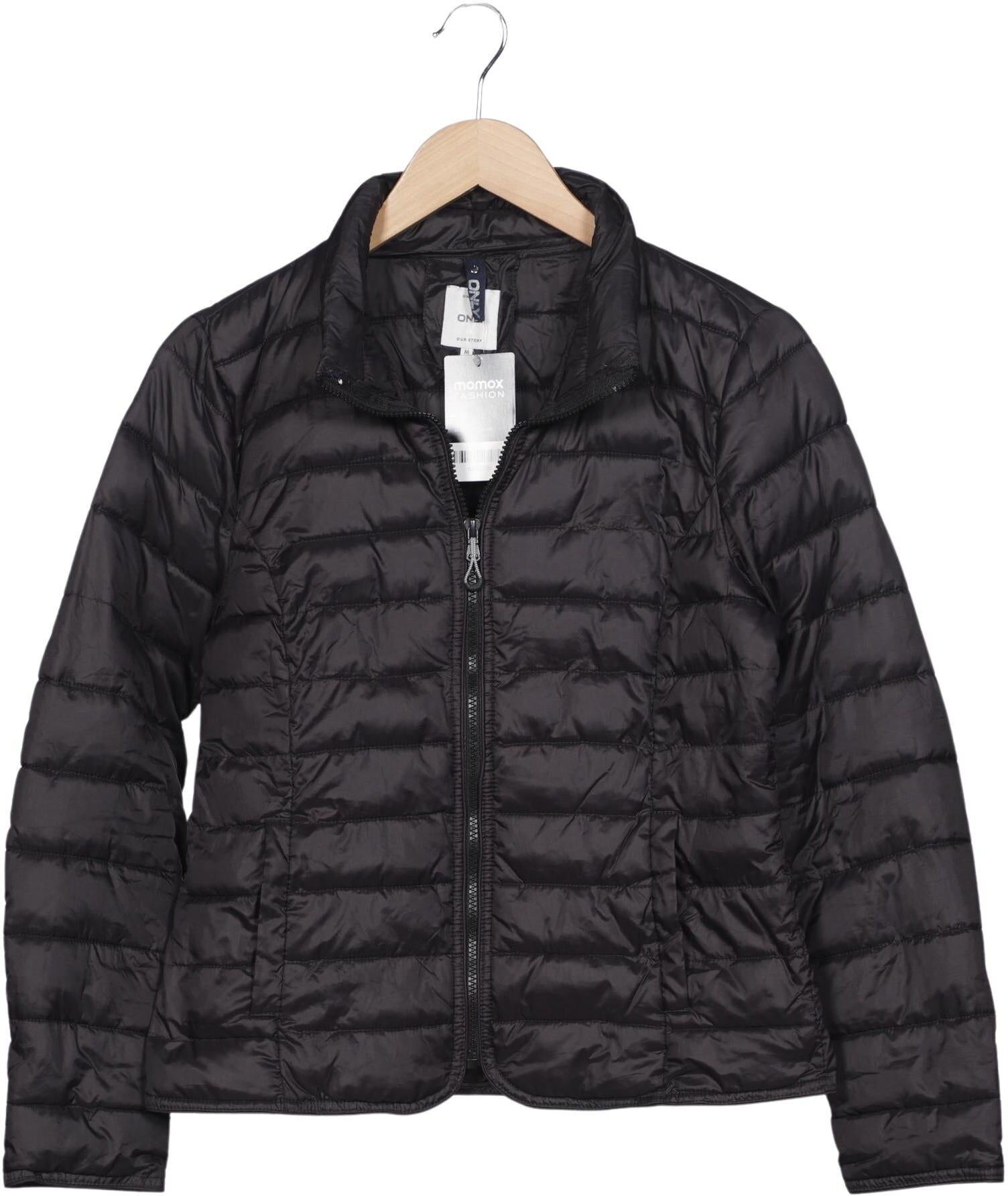 Only Damen Jacke, Schwarz, Gr. M, Synthetik / Synthetik - Second Hand