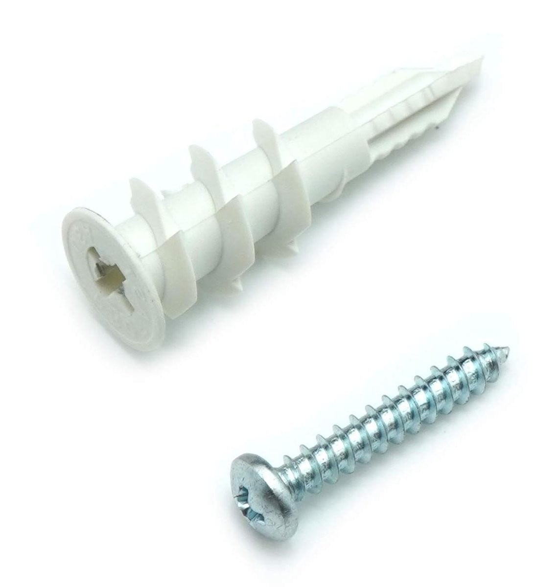 100 stuks Nylon Gipsplaat Ankers voor Holle Wanden - Zelfborende Diepe Draad Ankers