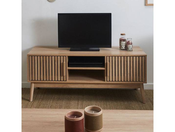 Meuble Tv - Home Deco Factory - Klaus - Pratique - Marron