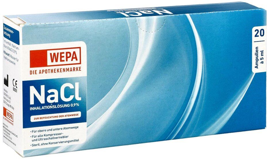 Wepa Inhalationslösung Nacl 0,9% 20X5ml
