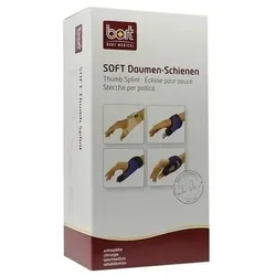BORT Soft Daumenschiene lang S schwarz