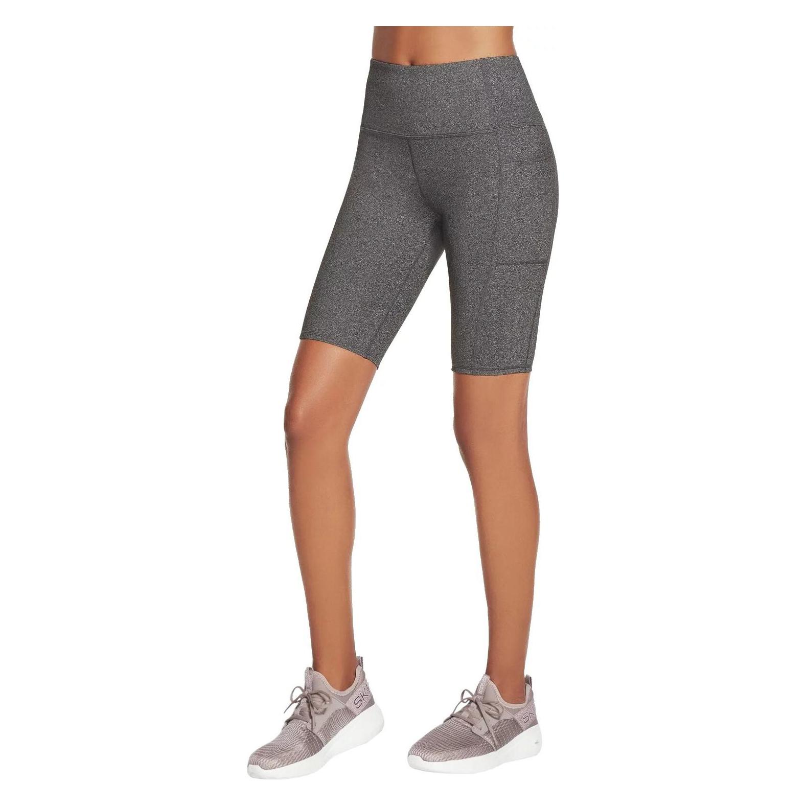 Skechers Go Walk High Waisted Bike Short W3SH53-GYS - S (S) (W3SH53-GYS)