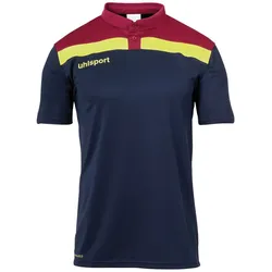 uhlsport Offense 23 Poloshirt marine/bordeaux/fluo gelb 140