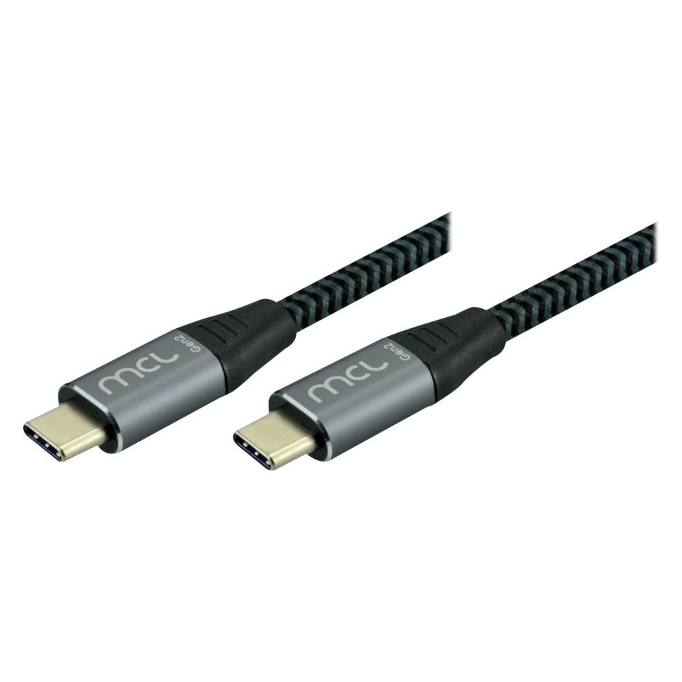 MCL USB 3.2 Type C Male Male Mesh (2 m, USB 3.2 Gen 2, 100 W) (MC1C99A003C1052)