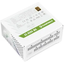 GameMax PSU GS 650G WH 650W SFX Full Modular White (650 W), PC Netzteil, Weiss