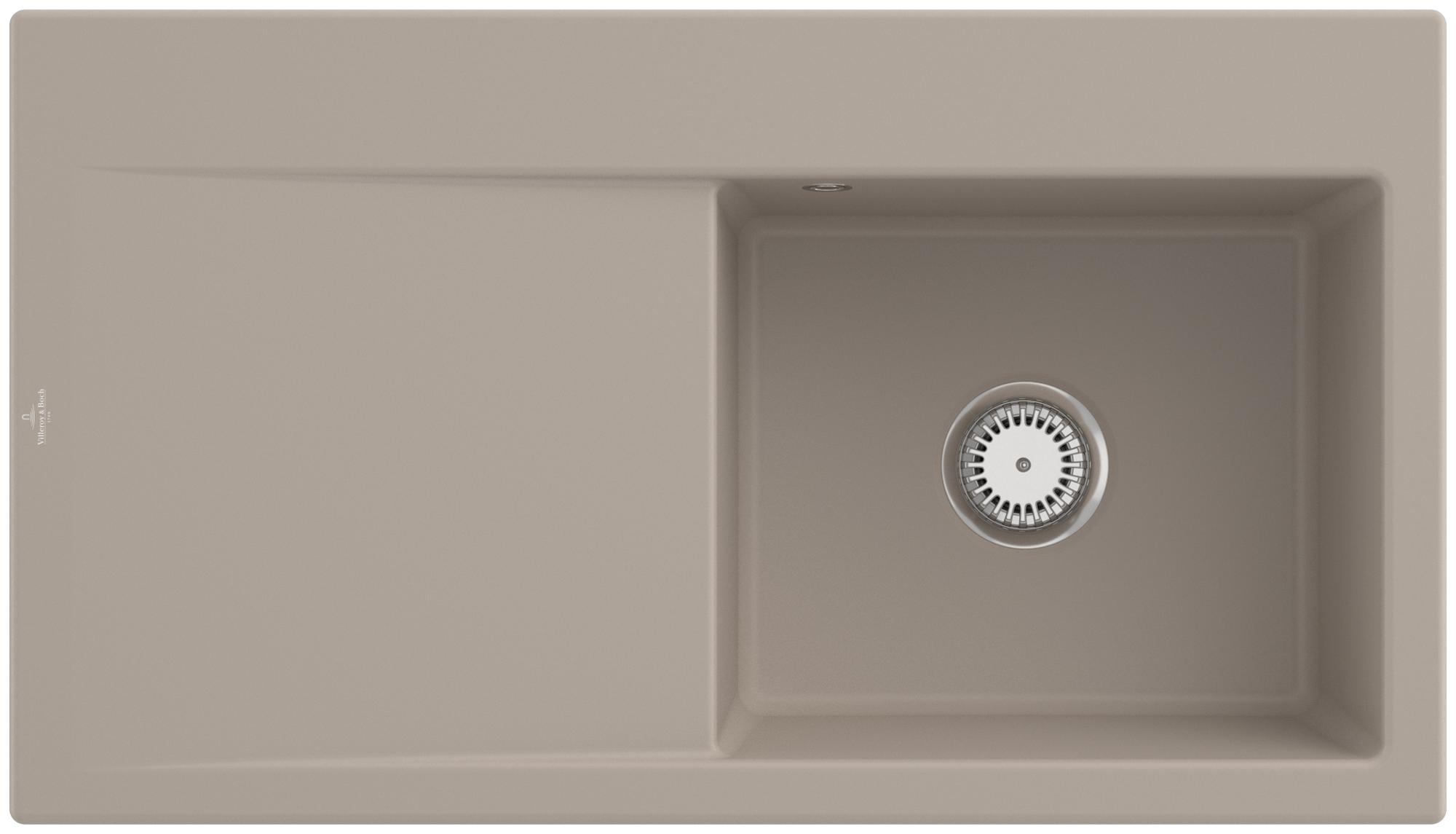 V&B Spüle Subway Style 50 re, m Abl.garn, Hand., Alm. CeramicPlus