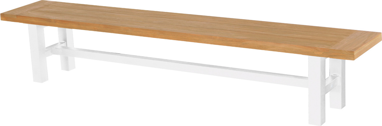 Hartman Sophie Yasmani Bank Aluminium/Teak 240 cm