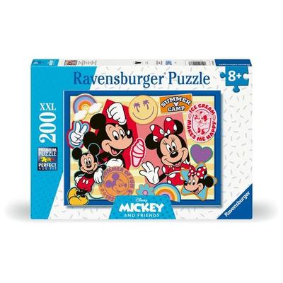 Kinderpuzzle 200 XXL Teile - Disney Micky Maus - Unterwegs mit Mickey und Minnie
