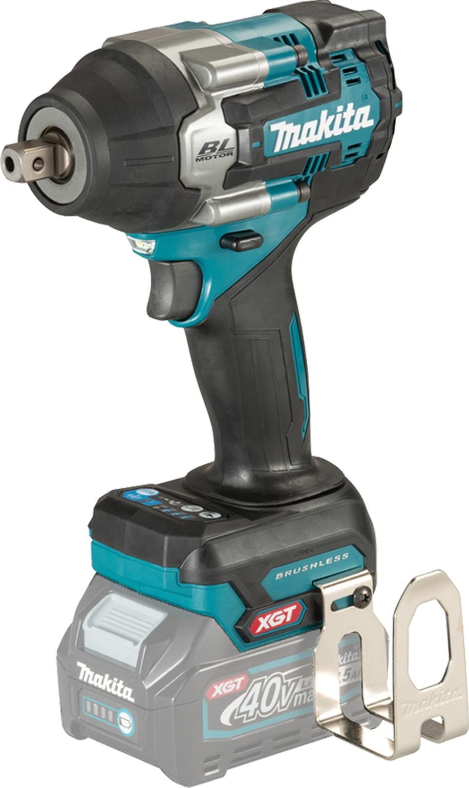 Makita Accuboormachine met slagfunctie TW008GZ XGT, 1/2 inch, 40 volt, blauw/zwart