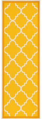 "Well Woven Modern Lattice Non-Skid 2'7""x9'10"" Runner Rug"