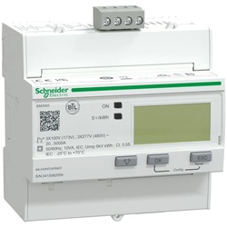 Schneider Electric A9MEM3565 Energiezähler iEM3565, 3-phasig, Rogowski Wandler, erweiterte Messfunktion, BACnet, 1E/1A, Genauigkeitsklasse 1