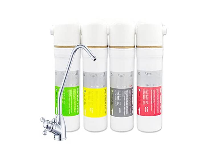 Wasserfilter-Ultrafiltrationssystem UI-4 4-Stufen-Schnellwechsel-Untertisch-Trinkwasserfilter for den Haushalt IU-4