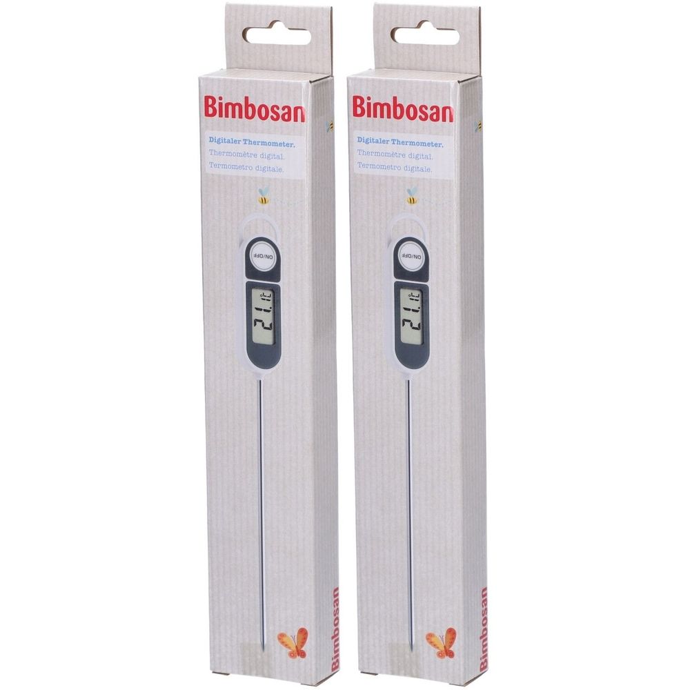 Bimbosan Thermometer digital für Babynahrung x2 2x1 St