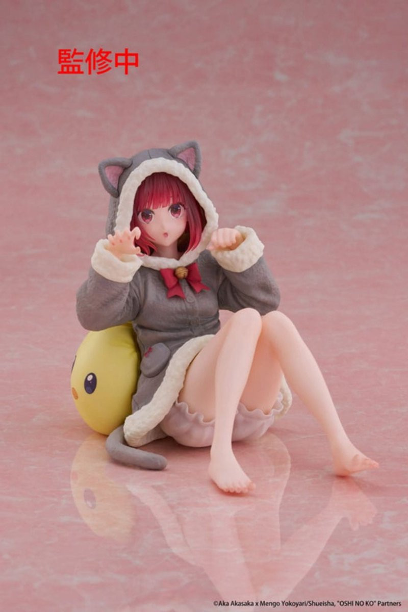 Taito Prize Oshi no Ko PVC Statue Kana Arima Cat Room Wear Ver. Figure, Hoogte: 13 cm