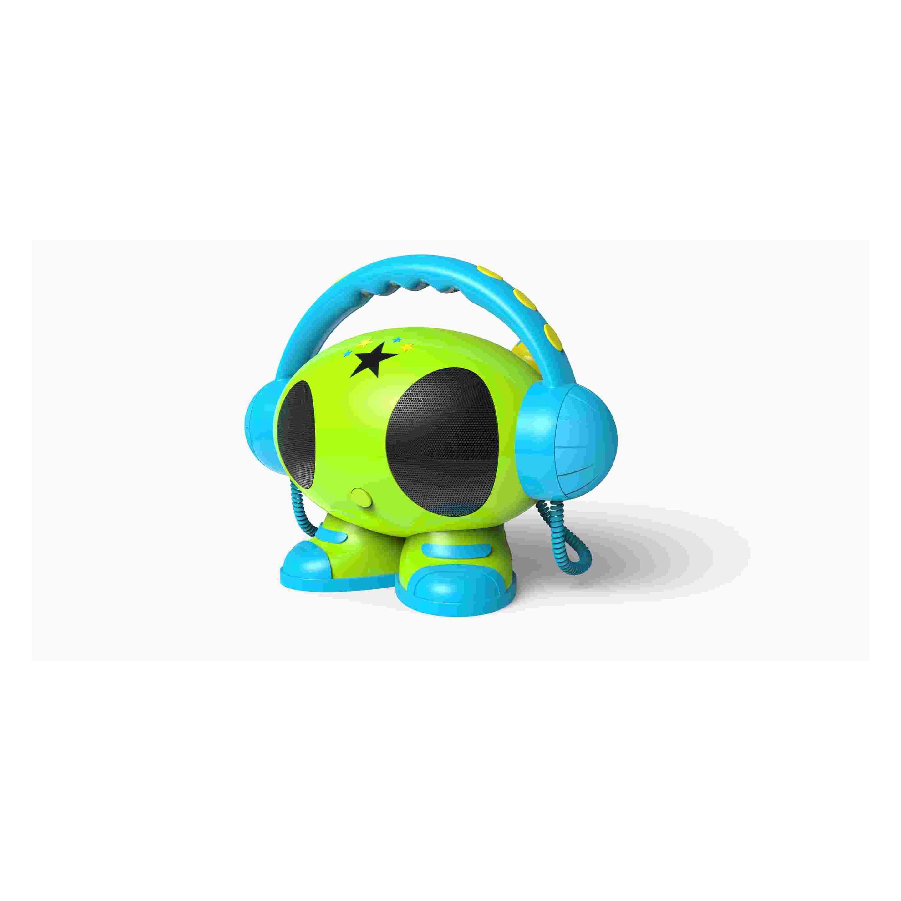 Bigben MP3 Karaoke Roboter green (AU342499)