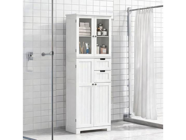 Armoire A Pharmacie en MDF blanc 60 x 30 x 170 cm