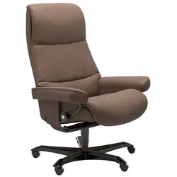 Stressless Bürostuhl View Office Leder Braun Batick Mole