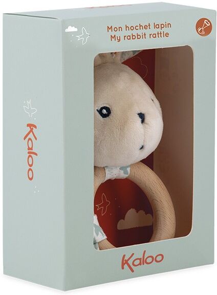 Peluche Hochet Lapin Colombe - K'Doux Kaloo